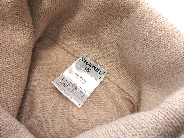 シャネル CHANEL ニット セーター カシミヤ タートルネック プル 