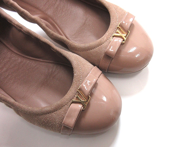 ルイヴィトン LOUIS VUITTON バレエ シューズ フラット パンプス