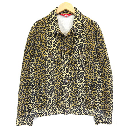 シュプリーム Supreme 15SS ジャケット Gジャン Leopard Denim Trucker 