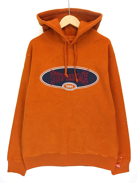 未使用品 シュプリーム Supreme 18SS Reverse Fleece Hooded 
