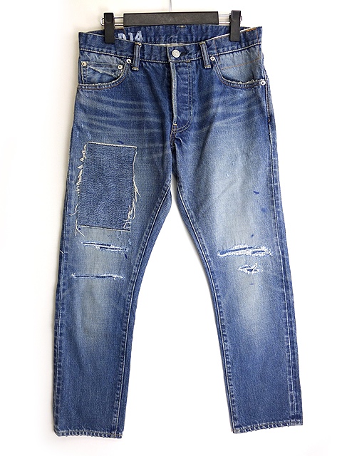 ビズビム VISVIM 18SS SOCIAL SCULPTURE 10 DAMAGED-14 デニムパンツ 