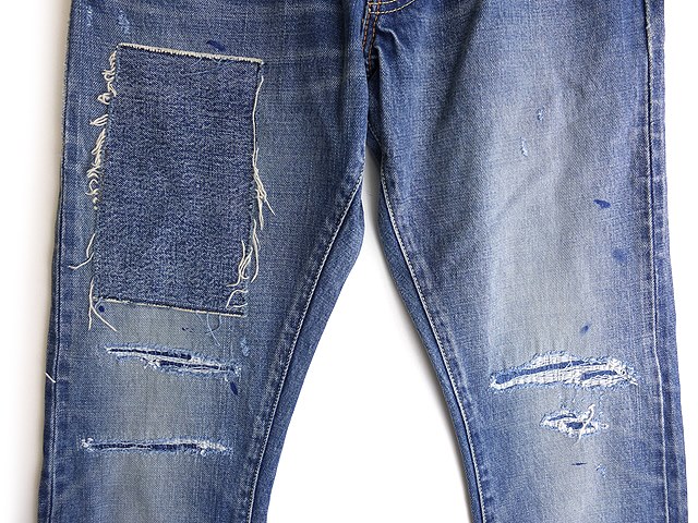 ビズビム VISVIM 18SS SOCIAL SCULPTURE 10 DAMAGED-14 デニムパンツ 