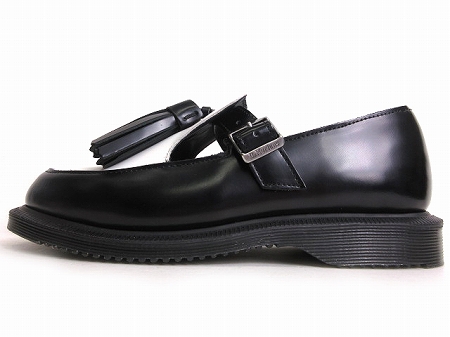 未使用品 ドクターマーチン Dr Martens グラシア Gracia ローファー シューズ バイカラー タッセル 4 23 黒 ブラック レディース 001 ベクトルパーク