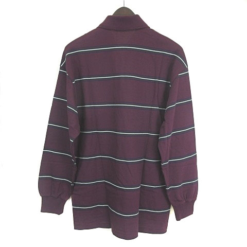 フレッドペリー Fred Perry ビームス Beams 別注 ポロシャツ ボーダー 長袖 ロングスリーブ 11 12 0078 060 39 16 ボルドー S 001 ベクトルパーク