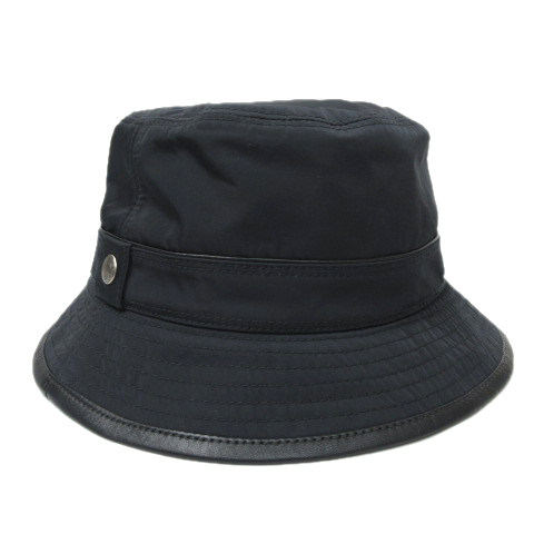 コーチ Coach バケット ハット 帽子 ポリ レザー パイピング F ネイビー 紺 Ibs29 メンズ 001 ベクトルパーク