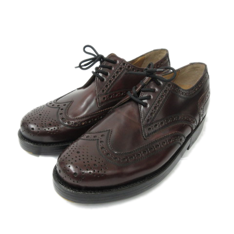 ハインリッヒ ディンケラッカー Heinrich Dinkelacker Rio ウィングチップ レザー シェルコードバン ブラウン 7 メンズ 001 ベクトルパーク