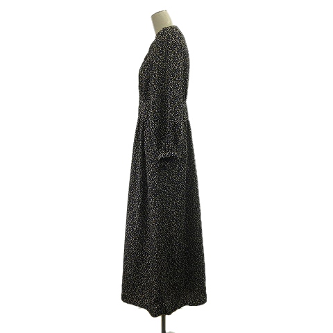 スピック スパン Spick Span 19aw フロレットプリントワンピース ロング フレア 長袖 プリント フラワー 花柄 マルチカラー F レディース 001 ベクトルパーク