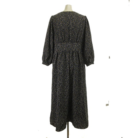 スピック スパン Spick Span 19aw フロレットプリントワンピース ロング フレア 長袖 プリント フラワー 花柄 マルチカラー F レディース 001 ベクトルパーク