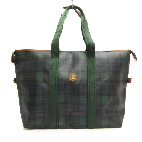 エース Ace トートバッグ フェイクレザー チェック ネイビー系 紺系 鞄 メンズ レディース 001 902008170011 ベクトルパーク