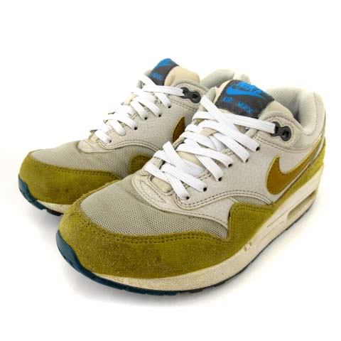 ナイキ Nike エアマックス 1 エッセンシャル スニーカー ローカット スエード Air Max 1 Essential 黄色 白 ホワイト 23cm 5990 013 靴 Vgp0 レディース 001 ベクトルパーク