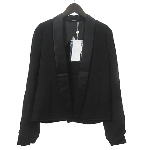 マルタンマルジェラ Martin Margiela 1 13aw ショールカラー ジャケット S 黒 ブラック 38 レディース 001 ベクトルパーク