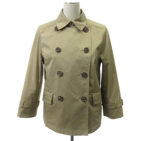 マッキントッシュフィロソフィー Mackintosh Philosophy 近年モデル ショート トレンチコート 36 ベージュ レディース 001 ベクトルパーク