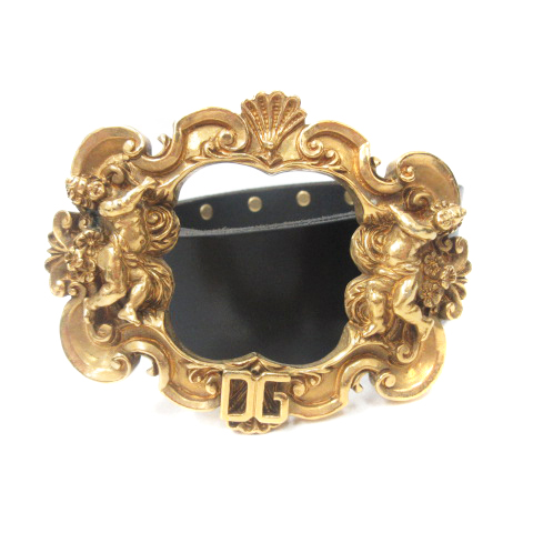 DOLCE&GABBANA ベルト ドルガバ エンジェル バロック スタッズ ドルチェ&ガッバーナ ドルガバ DOLCE&GABBANA DG ロゴ