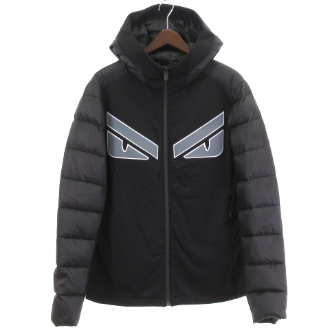 未使用品 フェンディ FENDI BLOUSON BUGS EYES TECHNIC ダウン 