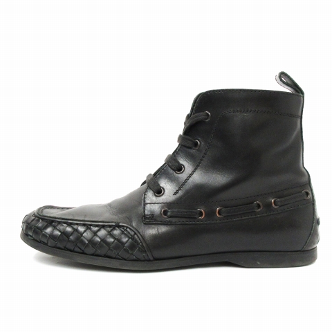 ボッテガヴェネタ BOTTEGA VENETA 良品 ショート ブーツ イントレ 