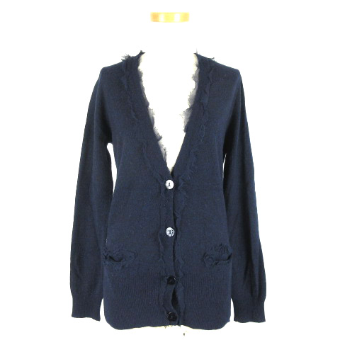 シーバイクロエ SEE BY CHLOE カーディガン ニット シフォンレース 