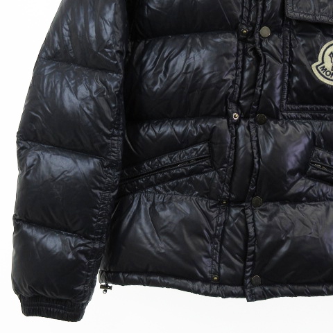 モンクレール MONCLER K2 ダウン ジャケット ロゴ デカワッペン フード