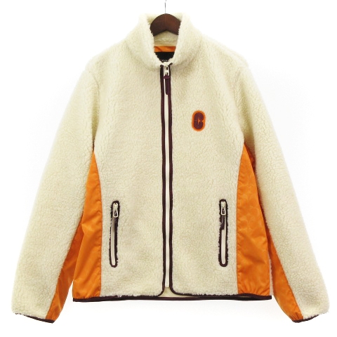 コーチ COACH 美品 21AW ボア ジャケット 切替 シグネチャー C5214 
