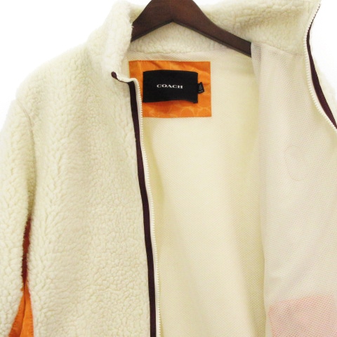 コーチ COACH 美品 21AW ボア ジャケット 切替 シグネチャー C5214 