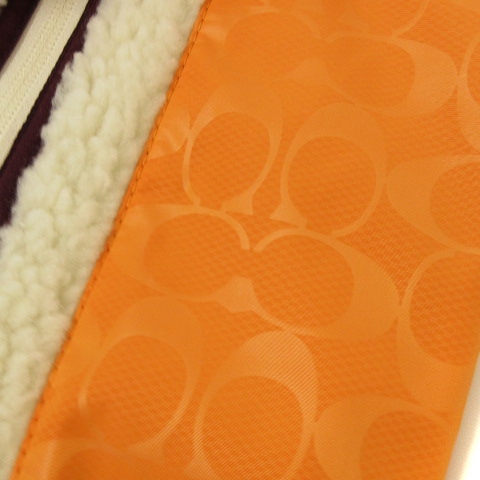 コーチ COACH 美品 21AW ボア ジャケット 切替 シグネチャー C5214 