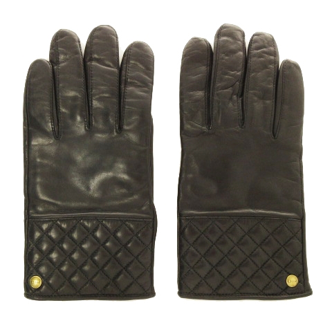 Chloe クロエ 手袋 グローブ レザー ブラック 23cm Chloe(クロエ