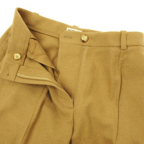 エルメス HERMES 良品 マルジェラ期 パンツ スラックス キャメルヘア  