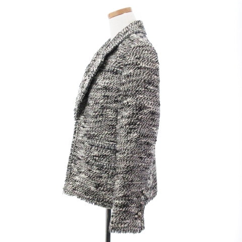 シャネル CHANEL 04A ツイード テーラードジャケット シングル 4 