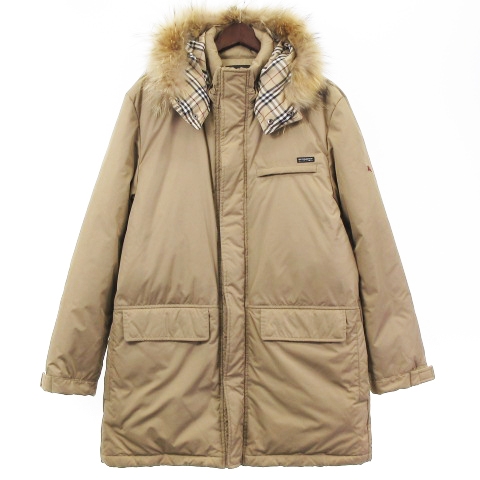 バーバリーブラックレーベル BURBERRY BLACK LABEL 美品 ダウン 