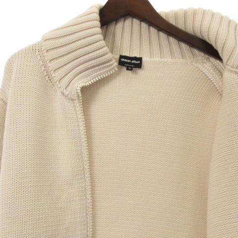 GIORGIO ARMANIニットジャケット ジョルジオアルマーニ GIORGIO ARMANI ニット ジャケット ジップアップ