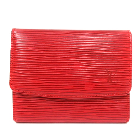 ルイヴィトン LOUIS VUITTON エピ ポルト 12 カルトクレディ 三つ折り  