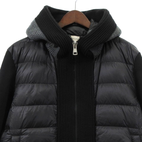 moncler maglia cardigan ダウンジャケット フード付き　黒 MONCLER（モンクレール） ダウンジャケット マグリア カーディガン