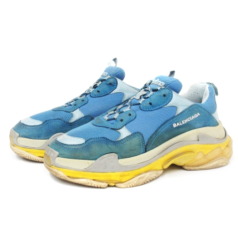 バレンシアガ Balenciaga Triple S トリプルs スニーカー ダッド シューズ イタリア製 青 ブルー 43 28 5cm 靴 メンズ 001 ベクトルパーク