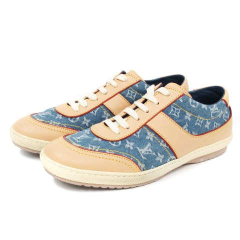 ルイヴィトン LOUIS VUITTON モノグラムデニム スニーカー シューズ 