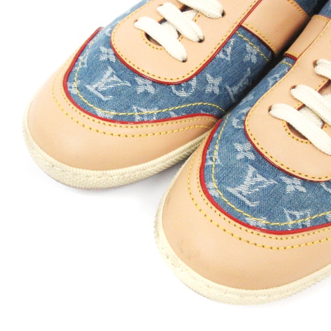 ルイヴィトン LOUIS VUITTON モノグラムデニム スニーカー シューズ 