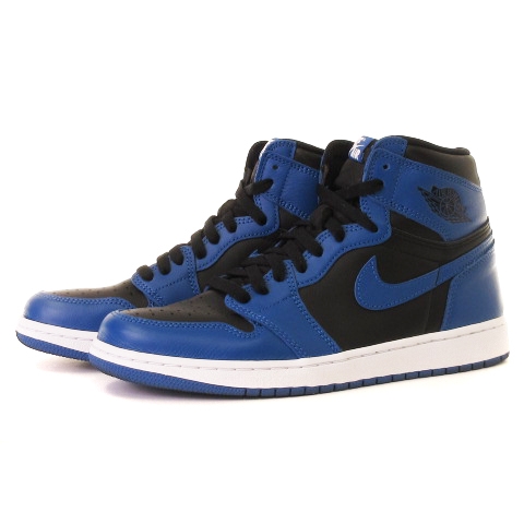 ナイキ NIKE 良品 22年 AIR JORDAN 1 RETRO HIGH OG DARK MARINA