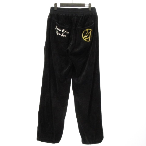 24karats セットアップ ジャージ　ベロア　 パーカー XLARGE - 24KARATS × X-LARGE ブラック ベロア セットアップ