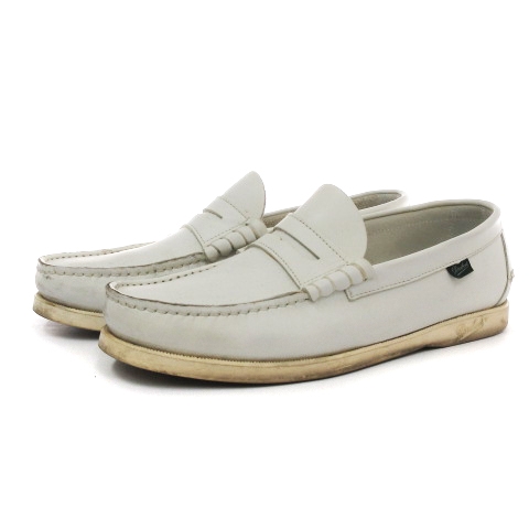 パラブーツ Paraboot Coraux コロー ビーフロール ペニーローファー スリッポン レザー 白 ホワイト 8 26 5cm 靴 メンズ 001 ベクトルパーク パラブーツ Paraboot Coraux コロー ビーフロール ペニーローファー スリッポン レザー 白 ホワイト 8 26 5cm 靴 メンズ 001 ベクトルパーク