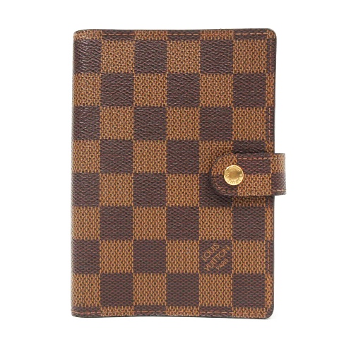 ルイヴィトン LOUIS VUITTON ダミエ アジェンダ PM 手帳カバー 6穴式 