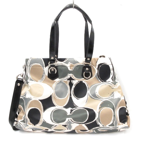 コーチ COACH アシュリースカーフプリント キャリーオール ハンド  