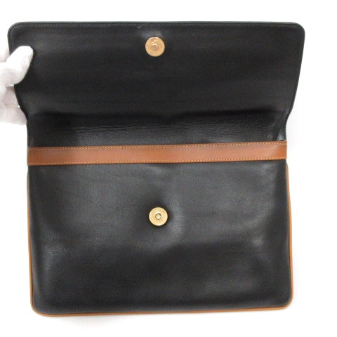 セリーヌ CELINE 馬車金具 クラッチバッグ セカンドバッグ フラップ 