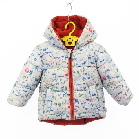 ポールスミス PAUL SMITH BABY リバーシブル ジャケット 中綿 フード 