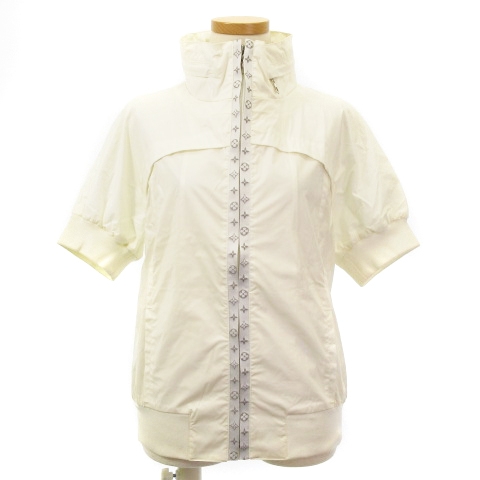 ルイヴィトン LOUIS VUITTON ジャケット 半袖 モノグラムテープ ジップ 