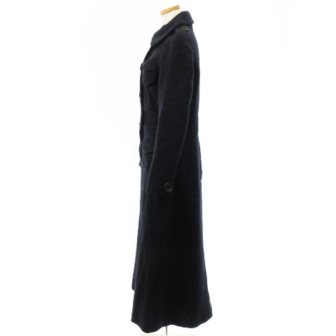 マークジェイコブス MARC JACOBS ツイル コート ロング ラウンドカラー