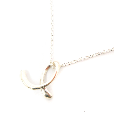 ティファニー TIFFANY & CO. エルサペレッティ レター E e ネックレス 