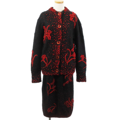 プラダ PRADA 良品 ニット セットアップ ジャケット カーディガン  