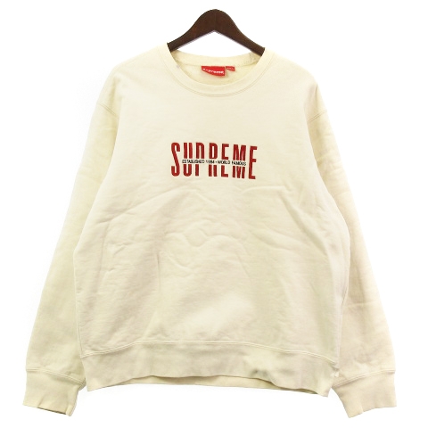 シュプリーム SUPREME 18AW World Famous Crewneck Sweatshirt 