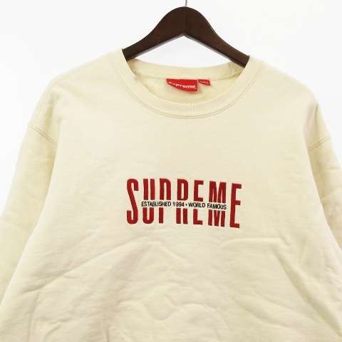 シュプリーム SUPREME 18AW World Famous Crewneck Sweatshirt  