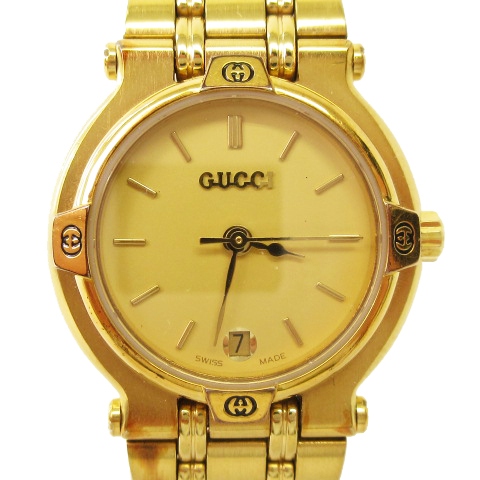 美品 GUCCI／グッチ ゴールド 9200L レディース腕時計 Gucci 9200L 18K Gold Plated Women's Watch (a164) | eBay