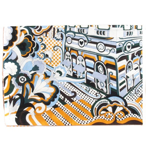 エルメス HERMES FAUBOURG RAINBOW カレジェアン カレ 140 大判  