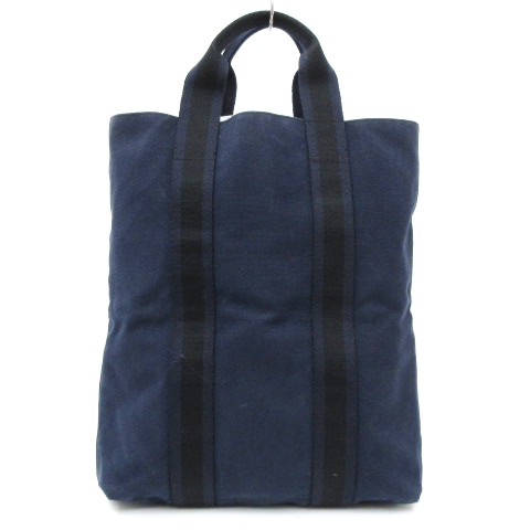 エルメス HERMES フールトゥ カバス トート バッグ ハンド キャンバス 